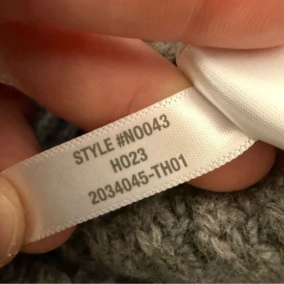 Madewell Waffle Knit Henley Sweater Womens Sz XS Heather Gray Cotton Wool Blend - Picture 9 of 11